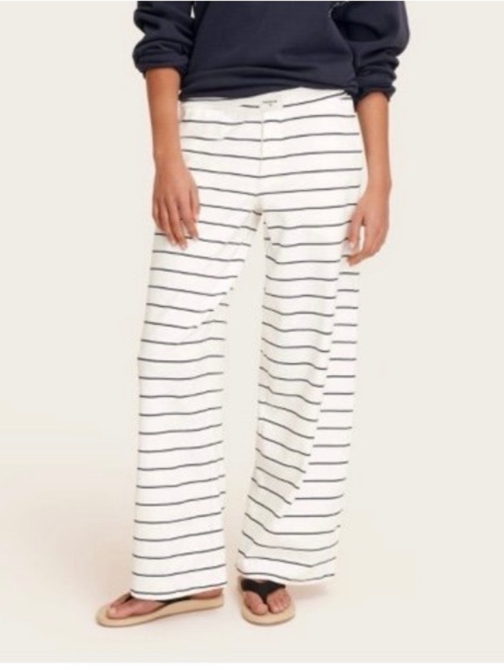 PARKE x Target High Rise Striped Boxer Knit Pants Size S NWOT